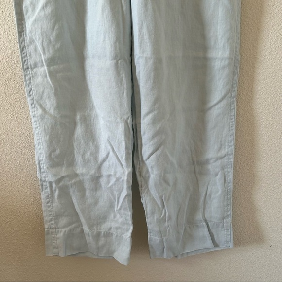J. Jill 100% Linen Straight Wide Leg Pants women size 12 - Picture 2 of 9
